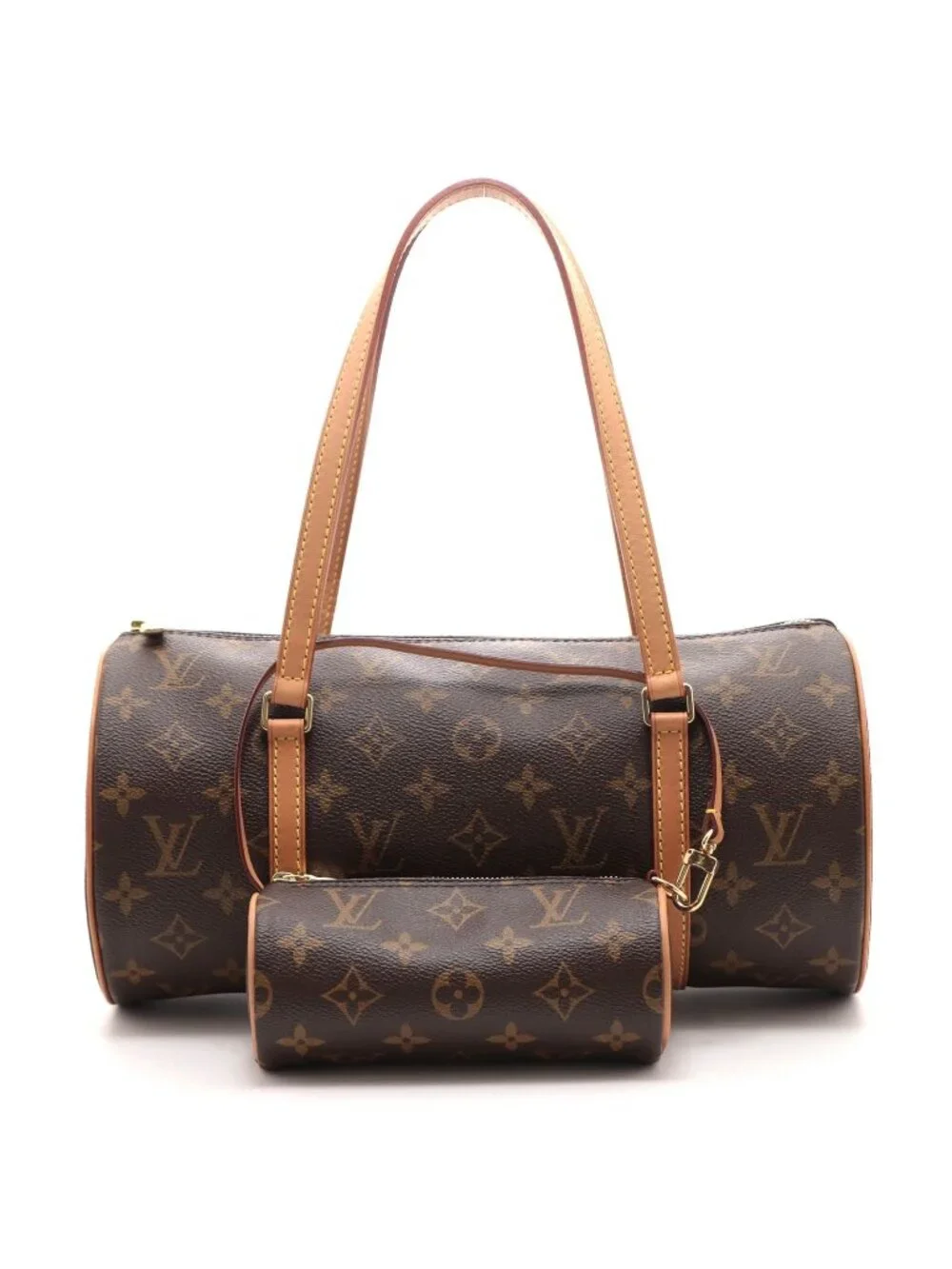 Louis Vuitton Papillon GM Monogram Shoulder Bag Canvas